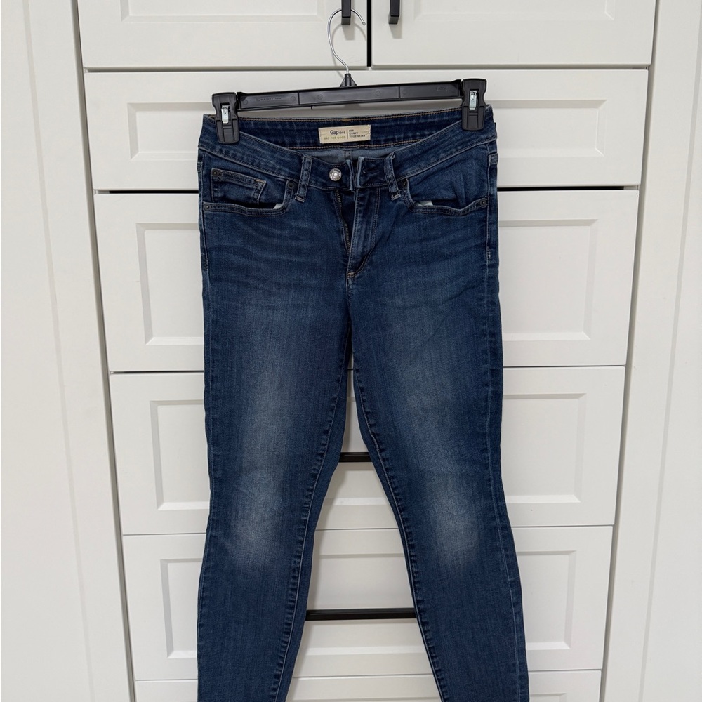 GAP Women's Dark Blue Skinny Jeans